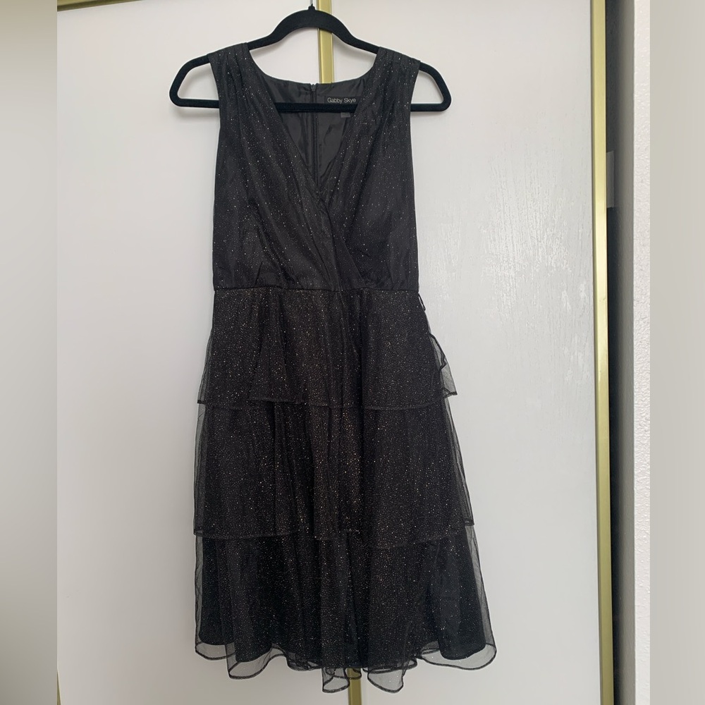 Black and Gold Dress